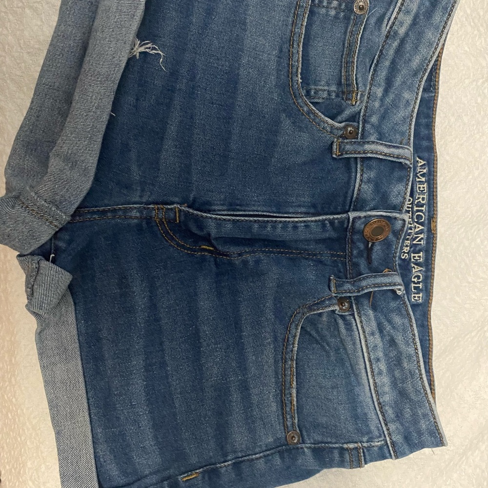 American Eagle Outfitters Light Blue Denim Shorts